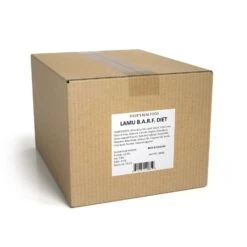 Steve's Real Food Frozen Raw Lamu Diet For Dogs And Cats -Peticlean Shop 20lb bulk BARF diet box lamu