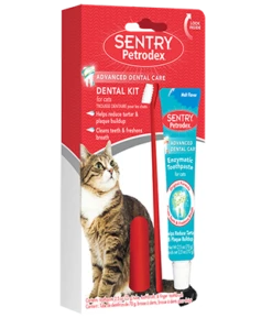 SENTRY Petrodex Dental Care Kit For Cats