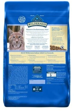 Blue Buffalo Wilderness Grain Free Chicken High Protein Recipe Indoor Dry Cat Food -Peticlean Shop 32104 1555951023