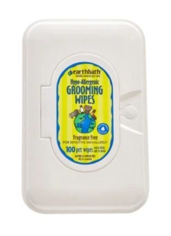 Earthbath Hypo Allergenic Fragrance Free Grooming Wipes For Dogs And Cats