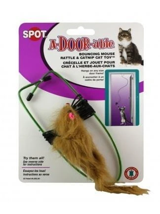 Ethical Pet SPOT A-Door-Able Plush Mouse Cat Toy 3 Ethical Pet SPOT A-Door-Able Plush Mouse Cat Toy