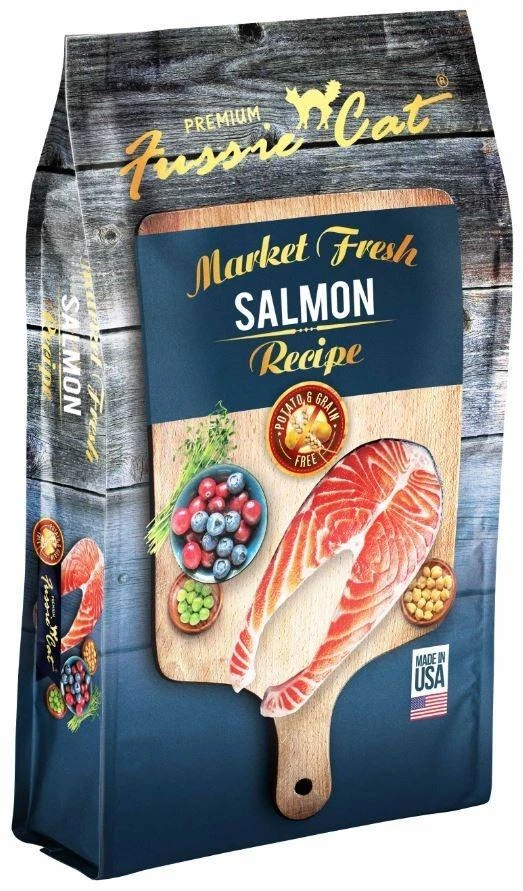 Fussie Cat Market Fresh Grain Free Salmon Recipe Dry Cat Food 3 Fussie Cat Market Fresh Grain Free Salmon Recipe Dry Cat Food