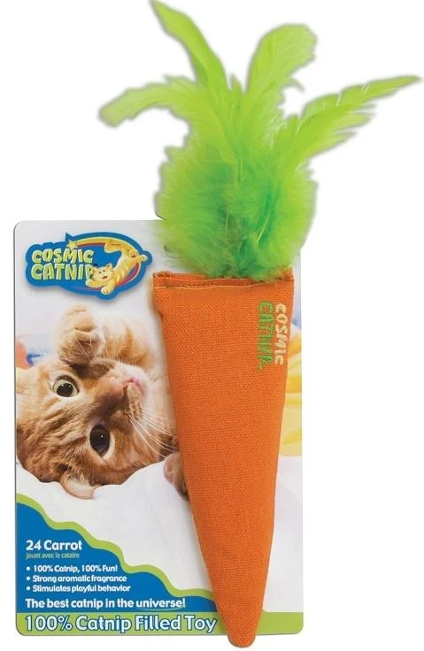 Cosmic Catnip 24 Karat Carrot Cat Toy 3 Cosmic Catnip 24 Karat Carrot Cat Toy