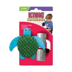 KONG Refillable Turtle Catnip Cat Toy -Peticlean Shop 39858 1568323895