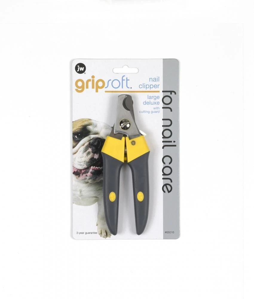 JW Pet Gripsoft Deluxe Nail Clippers 4 JW Pet Gripsoft Deluxe Nail Clippers - Image 2