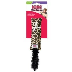 KONG Kickeroo Plush Catnip Filled Giraffe Print Cat Toy -Peticlean Shop 41795 1568303873