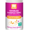 Nootie Japanese Cherry Blossom Waterless Shampoo Wipes For Dogs & Cats -Peticlean Shop 42637 1539888035