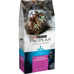 Purina Pro Plan Focus Hairball Management Chicken & Rice Formula Adult Dry Cat Food -Peticlean Shop 43544 1570135302