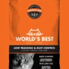 World's Best Cat Litter Low Tracking & Dust Control Cat Litter -Peticlean Shop Bag Low Tracking Orange