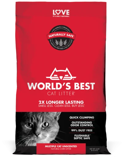 World's Best Multiple Cat Clumping Formula Cat Litter 5 World's Best Multiple Cat Clumping Formula Cat Litter - Image 3