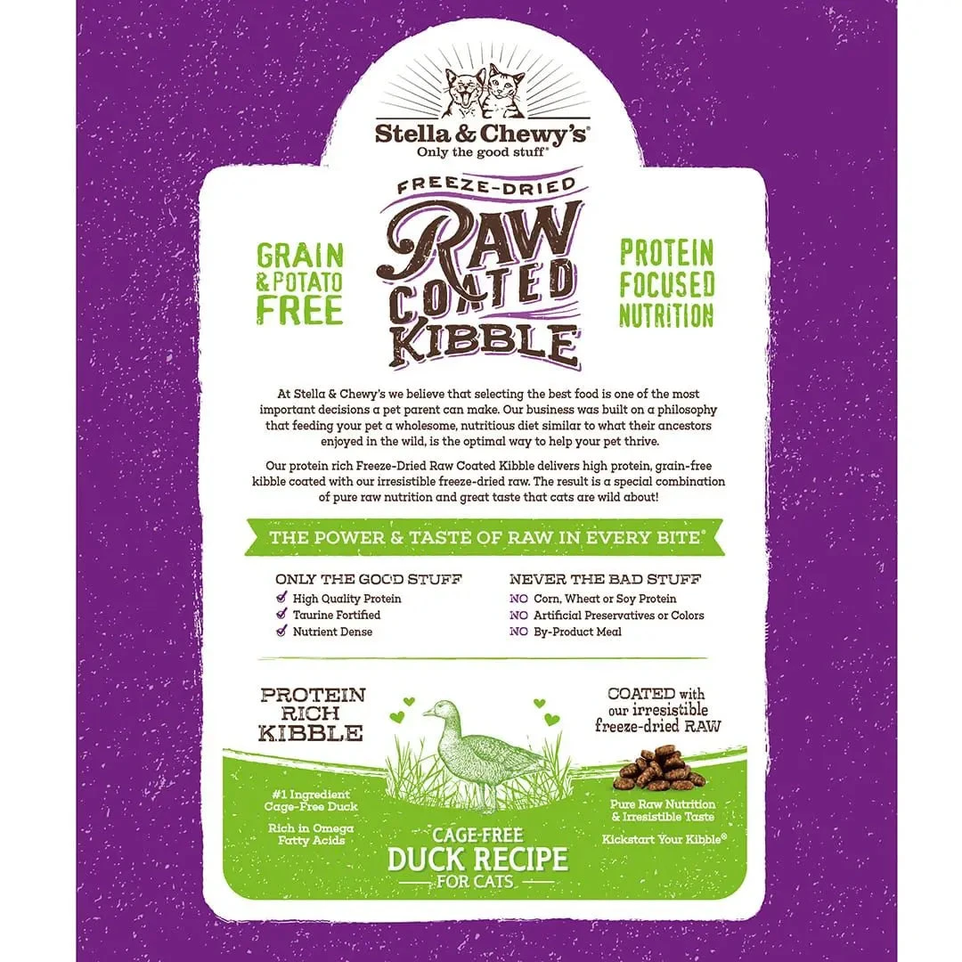 Stella & Chewy's Raw Coated Kibble Cage-Free Duck Recipe 4 Stella & Chewy's Raw Coated Kibble Cage-Free Duck Recipe - Image 2