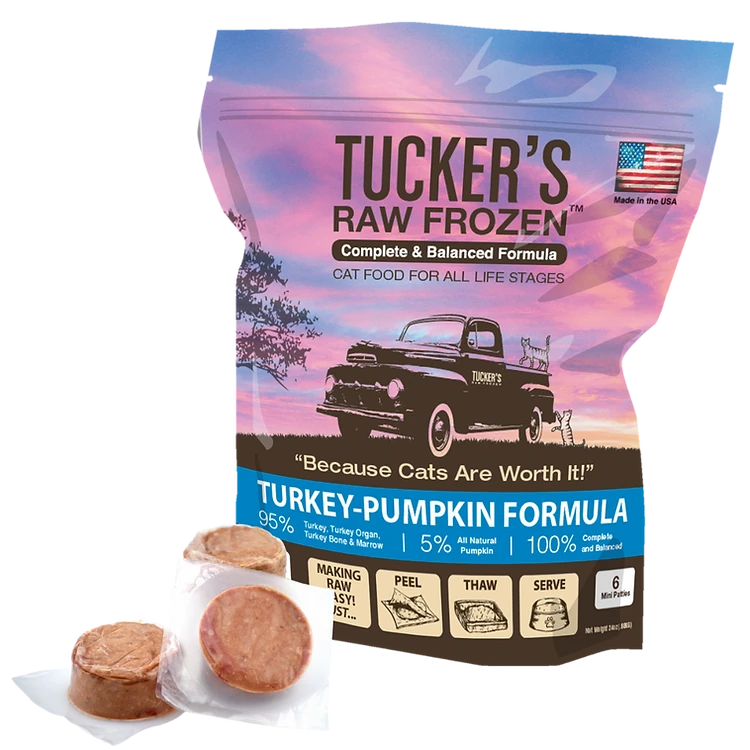 Tucker's Turkey-Pumpkin Raw Frozen Cat Food 3 Tucker's Turkey-Pumpkin Raw Frozen Cat Food