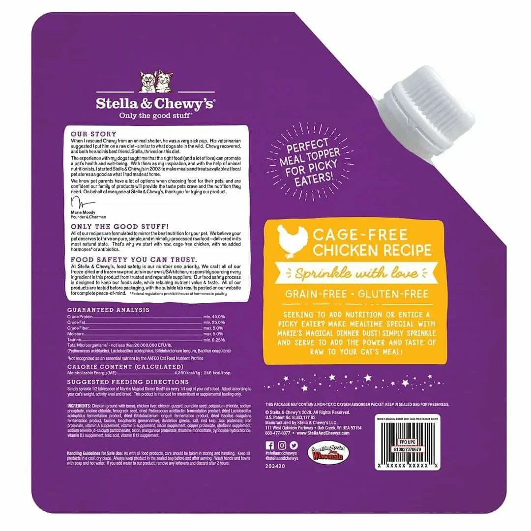 Stella & Chewy's Marie’s Magical Dinner Dust Cage-Free Chicken 4 Stella & Chewy's Marie’s Magical Dinner Dust Cage-Free Chicken - Image 2
