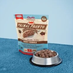 Primal Pet Foods Feline Raw Frozen Pronto -Peticlean Shop Feline Pronto Rabbit WithBowl 800x 884ab78d dc31 4338 9270 85207f428729