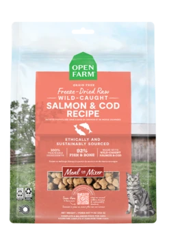Open Farm Wild-Caught Salmon & Cod Freeze Dried Raw Cat Food