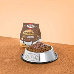 Primal Pet Foods Butcher's Blend Topper -Peticlean Shop RawToppers BB Pork WithBowl 800x 553a9b8d 9f3f 433b b89a 1f6673fe9ebb