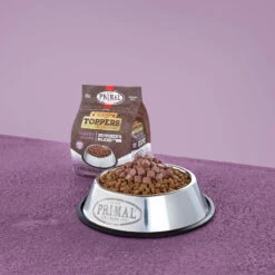 Primal Pet Foods Butcher's Blend Topper -Peticlean Shop RawToppers BB Turkey WithBowl 800x f64276f6 4c70 41c0 b061 6fdd30dabba5