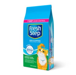 PREMIUM NON-CLUMPING LITTER NOW WITH FEBREZE