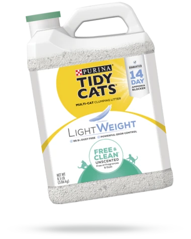 Purina Tidy Cats® Lightweight Free & Clean® Unscented Cat Litter 3 Purina Tidy Cats® Lightweight Free & Clean® Unscented Cat Litter