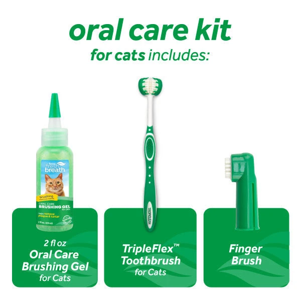 TropiClean Fresh Breath Oral Care Kit For Cats 8 TropiClean Fresh Breath Oral Care Kit For Cats - Image 6