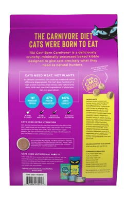 Tiki Cat® Born Carnivore™ Chicken, Herring & Salmon 6 Tiki Cat® Born Carnivore™ Chicken, Herring & Salmon -Peticlean Shop born carnivore chicken herring salmon back