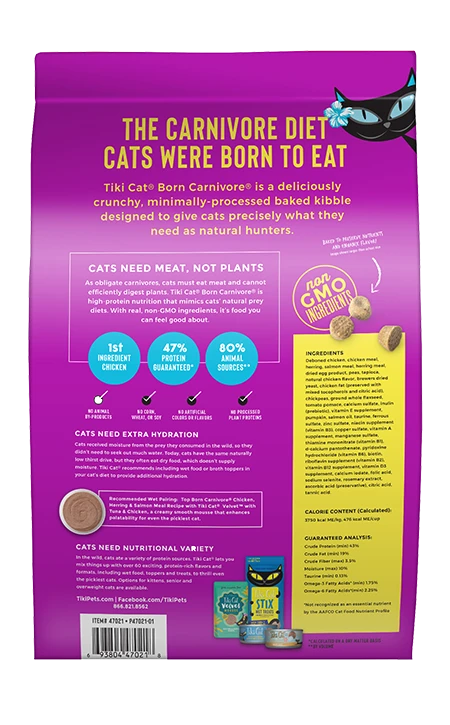 Tiki Cat® Born Carnivore™ Chicken, Herring & Salmon 4 Tiki Cat® Born Carnivore™ Chicken, Herring & Salmon - Image 2