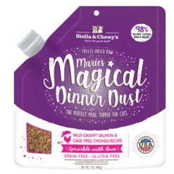 Stella & Chewy's Marie’s Magical Dinner Dust Cat Wild Caught Salmon And Cage Free Chicken Recipe