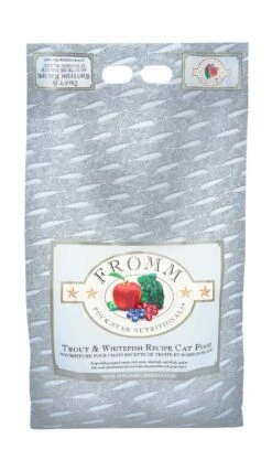 Fromm Four-Star Trout & Whitefish Recipe Cat Food -Peticlean Shop four star cat dry 10 trout whitefish 072705117536
