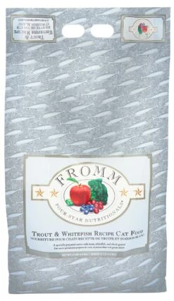 Fromm Four-Star Trout & Whitefish Recipe Cat Food -Peticlean Shop four star cat dry 15 trout whitefish 072705117529