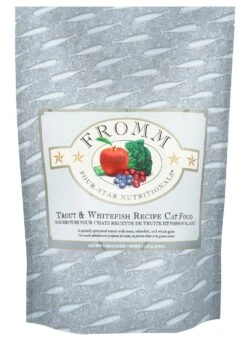Fromm Four-Star Trout & Whitefish Recipe Cat Food -Peticlean Shop four star cat dry 5 trout whitefish 072705117543