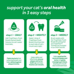 TropiClean Fresh Breath No Brushing Clean Teeth Dental & Oral Care Gel For Cats -Peticlean Shop mx1ncxptpq2agxobh1nj