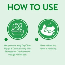 TropiClean Papaya & Coconut Luxury 2-in-1 Shampoo And Conditioner For Pets 21 TropiClean Papaya & Coconut Luxury 2-in-1 Shampoo And Conditioner For Pets -Peticlean Shop ntucl83kdhdm6zaordbq