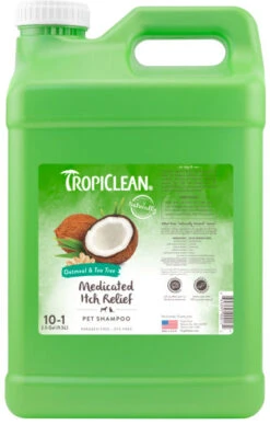 TropiClean Oatmeal & Tea Tree Medicated Itch Relief Shampoo For Pets -Peticlean Shop onnec7zufglem2qoujil