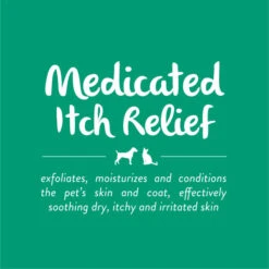 TropiClean Oatmeal & Tea Tree Medicated Itch Relief Shampoo For Pets -Peticlean Shop psawraujhbkllx9oeyam