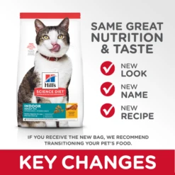 Hill's® Science Diet® Adult 11+ Indoor Cat Food 9 Hill's® Science Diet® Adult 11+ Indoor Cat Food -Peticlean Shop sd feline adult 11 plus indoor dry keyChanges 500