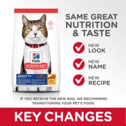 Hill's® Science Diet® Adult 7+ Chicken Recipe Cat Food 9 Hill's® Science Diet® Adult 7+ Chicken Recipe Cat Food -Peticlean Shop sd feline adult 7 plus dry keyChanges 500