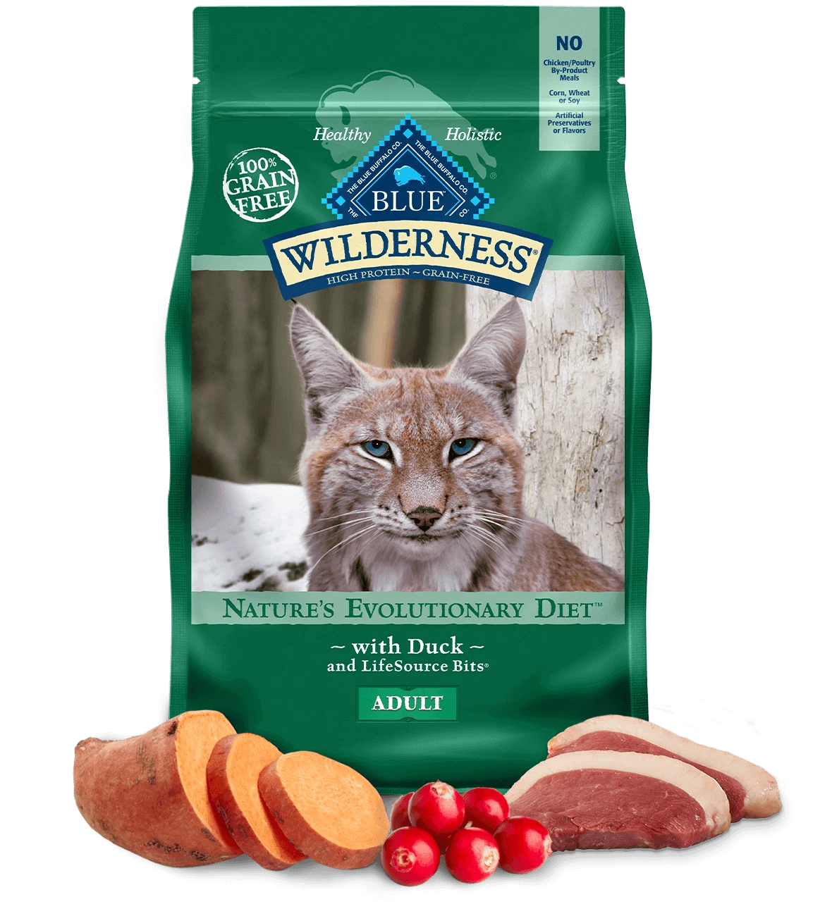 Blue Buffalo BLUE Wilderness™ Adult Cat Duck Recipe 3 Blue Buffalo BLUE Wilderness™ Adult Cat Duck Recipe