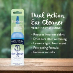 TropiClean Dual Action Ear Cleaner For Pets 15 TropiClean Dual Action Ear Cleaner For Pets -Peticlean Shop wisdjijj5gqtaaz81gnw